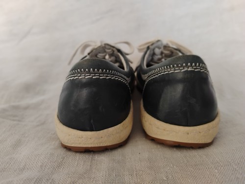 Josef Seibel Blue Leather Sneakers Shoes Size EU 37, US 6 European Athleisure - Picture 16 of 17