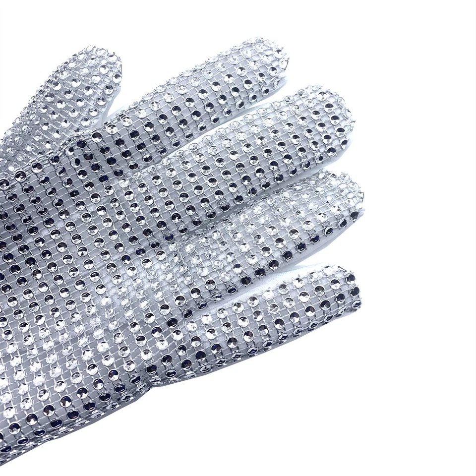 Michael Jackson Ultimate Collection Glove Handmade 100% Single Side Punk Party - Image 4 of 4