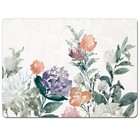 Happy Blooms Hardboard Placemats with Protective Cork Backing 4 Pack