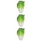  3 stücke künstliche salat ornament realistisch gemüse dekoration lebendige