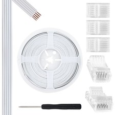 32.8ft 5 Pin Extension Cable 5 Pack RGBW LED Connectors For 10mm 5050