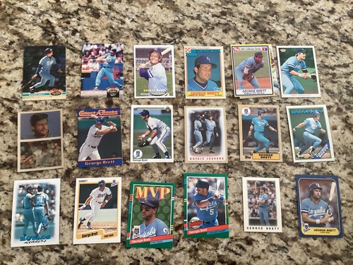 George Brett Kansas City Royals Karten Lot Topps Baseball Karten HOF Donruss ALT - Bild 2 von 2