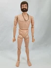 Vintage GI JOE 12" Figure Flocked Brown Hair & Beard & Blue Eyes Hasbro 1964