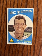 1959 Topps Alex Grammas St. Louis Cardinals #6