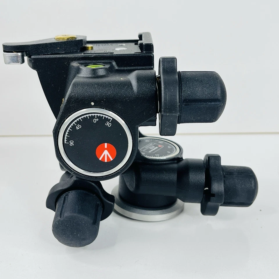 Manfrotto 410 Junior Geared Head Tripod Head w/ Box – Missing Plate - Image 3 of 4