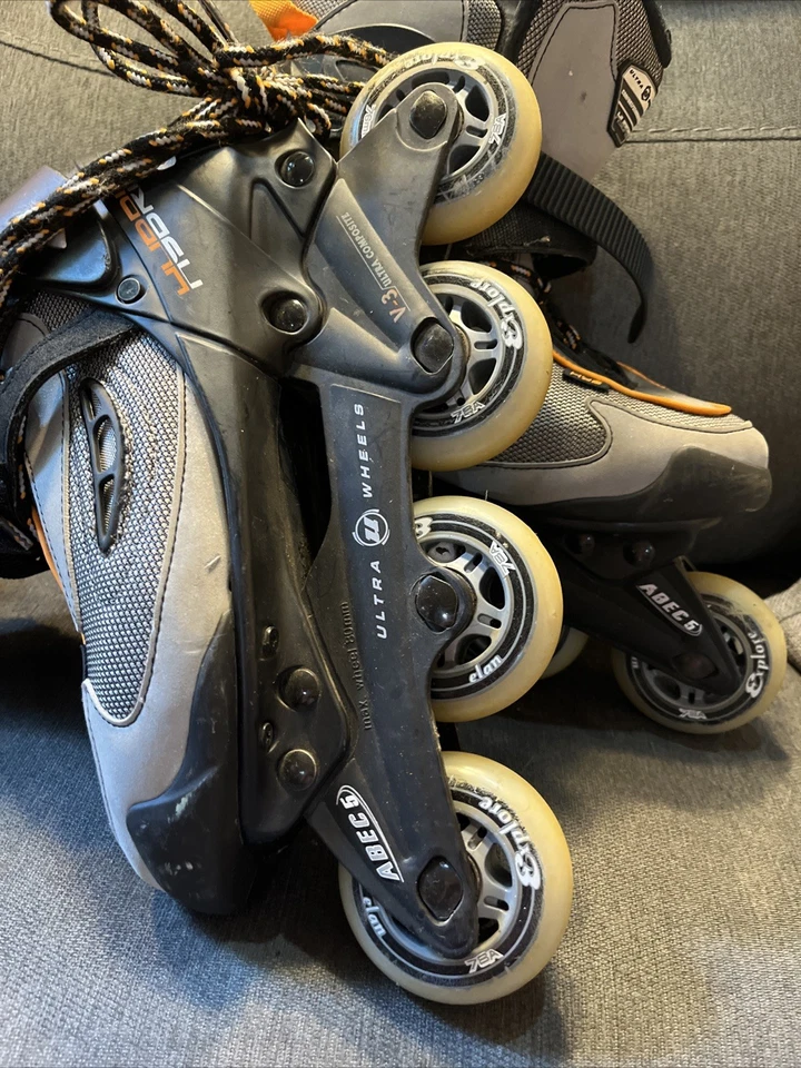 Ultra Wheels Hybrid HY3 Abec5 V-3 Ultra Composite Inline Skates Herren Größe 8 - Bild 3 von 4