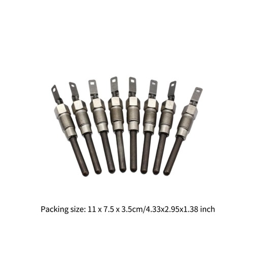 8Pcs Diesel Fast Start Glow Plug Auto Accessories 12563554 Reliable High - Afbeelding 4 van 6