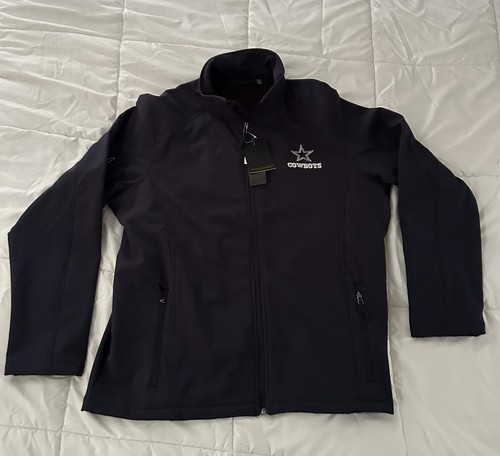 Dallas Cowboys Dunbrooke Soft Shell Full Zip Jacket, Blue W/ Logo, Size XXL, NWT - Picture 3 of 12