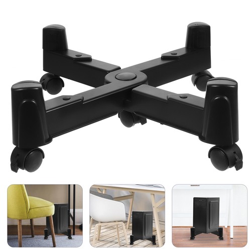Computer Host Bracket Pc Stand for Desk Platform Mobile Cpu Tower - 第 3/12 張圖片
