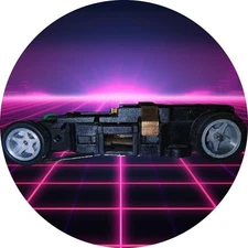 Silver HO Slot Car 4 Gear Rims (Set Of 4)