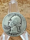 1948-P - 90% Silver Washington Quarter  # WX 22