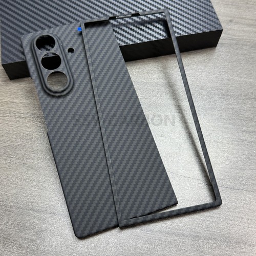 Real Carbon FiberCase for Samsung Galaxy Z Fold 7 Aramid MagSafe Phone Cover - Picture 4 of 11