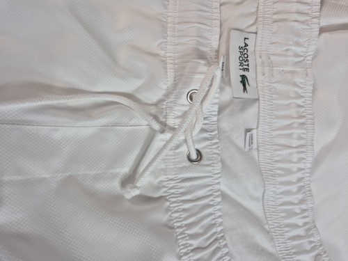 Lacoste Men's Shorts Size 5XLB Drawstring White Lined 9 Inches Inseam (58) - Picture 12 of 12
