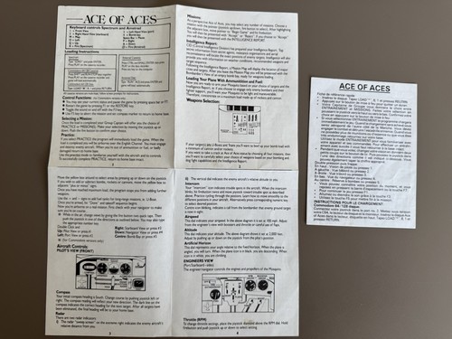 Jeu Ace Of Aces Commodore CBM 64 C64 128 C128 Disk U.S Gold - Photo 6/7