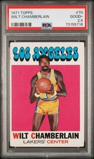 1971 Topps #70 Wilt Chamberlain PSA 2.5 GOOD+ Lakers HOF