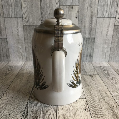 Vintage Stroh's Bavaria Collection III Bierstein mit Zinndeckel #08403 - Bild 8 von 15