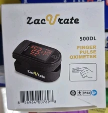 Zacurate 500DL Pro Series Fingertip Pulse Oximeter SpO2 Meter O2 Monitor Meter