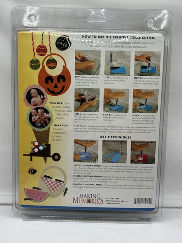 Making Memories Creative Circle Cutter Tool w/Mat - Perfect Circles 9mm - Picture 2 of 2