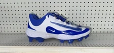 Nike Alpha Huarache Elite 4 MCS Mens Molded Baseball Cleats Size 8 White Blue