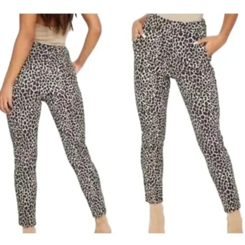 Cabi 5680 Pivot Spotted Leopard Print Jogginghose Größe Small