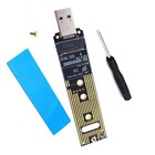 1 Set NVME USB Adapter 10Gbps USB3.1 Gen 2 for M2 NVMe 2230 2242 2260 22801830