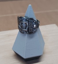 Anillo y collar ROLEX hechos de una cuchara. Con cadena de 20"