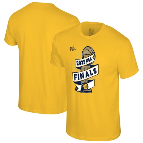 Unisex Stadium Essentials  Gold Indiana Pacers 2025 NBA Finals Clutch T-Shirt