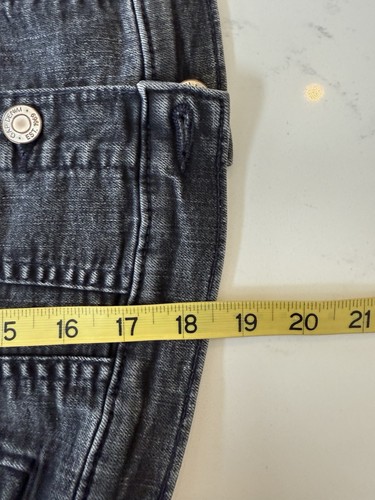 GAP Kids Mädchen Jeansjacke schwarz Puffärmel - Größe XL (12) - Stretch Jeans - Bild 9 von 9