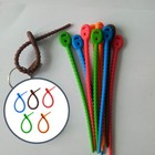 10 Pcs Kabelhalterung Kabelorganisatoren Kabel-Organizer Aus Silikon