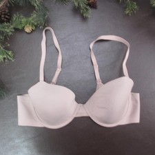 Maidenform Bra Womens 36B Nude Beige T-Shirt Underwire Lightly Lined SE1200