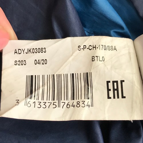DC Shoes Dagup Block Windbreaker Jacket Coat Blue Size Small Lightweight Hooded - Picture 15 of 15