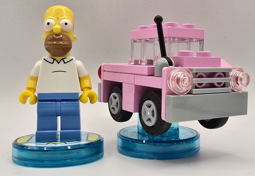 LEGO Dimensions 71202 The Simpsons Level Pack 70% Complete Used