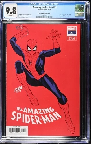 Amazing Spider-man #21 Great Nakayama variant  CGC 9.8 NM/M Gorgeous Gem Wow