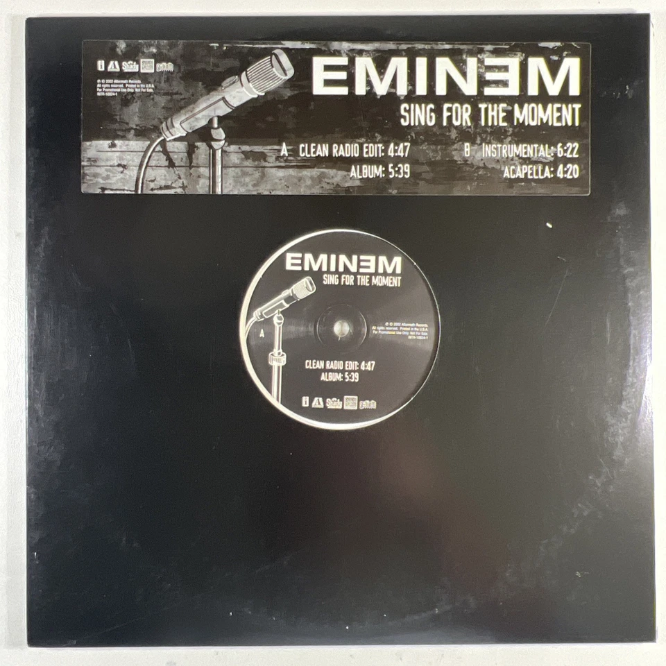 Eminem - Sing For The Moment Single 12”/Aftermath (EX) 2002 Promo Rap - Image 2 of 4