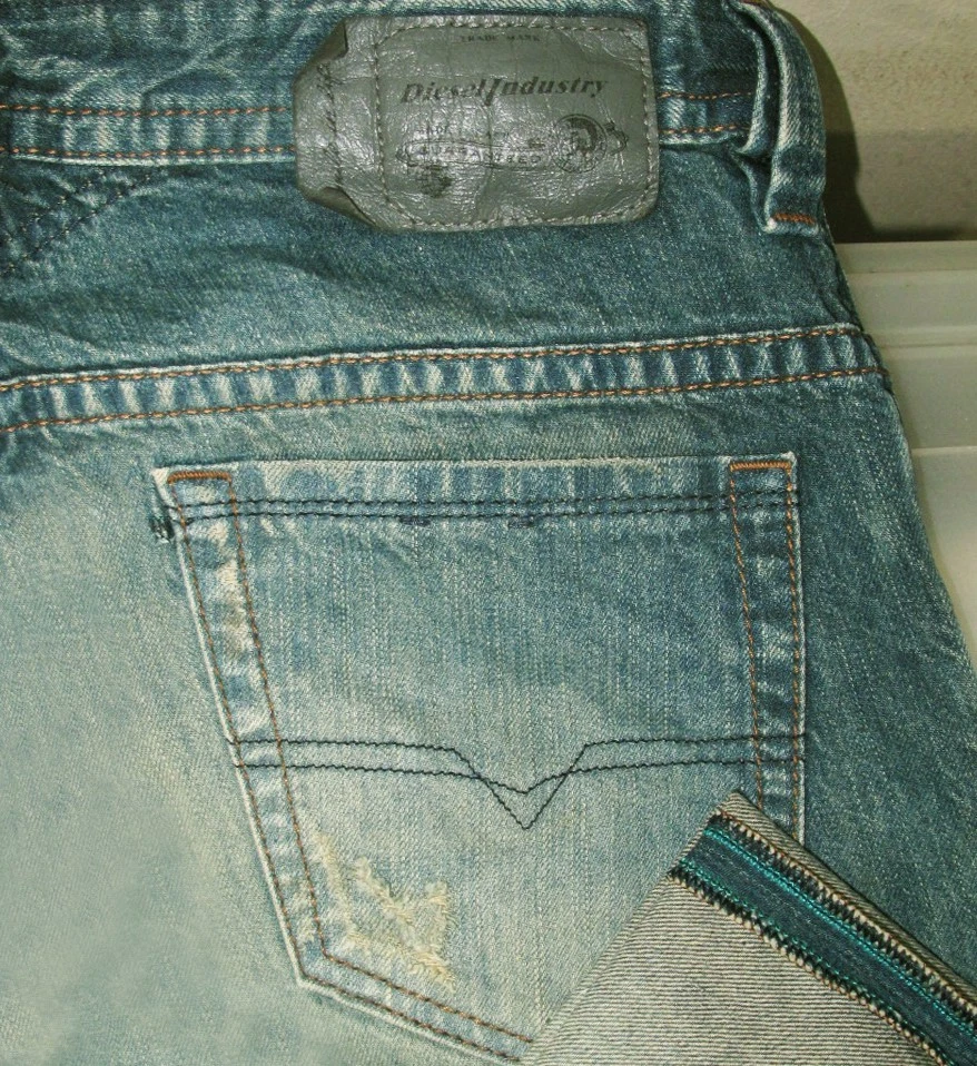 Jeans jeans masculino HOT ITALY DIESEL THAVAR 816K SKINNY ANGUSTI 29x32 (adequado para 30x32,5) - Imagem 2 de 4