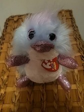 Ty Beanie Boos 9" PETUNIA the Rainbow Platypus Plush Medium Buddy With TAG