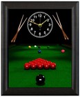 Snooker gift christmas present xmas clock wall or freestanding