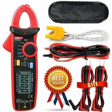 UNI-T UT210D Clamp Meter AC/DC Current Voltage Digital  Multimeter Temp Tester 