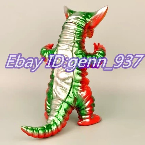 Strange Gallery Ultraman Kaiju Gomora Metal Green Red Figure Sofubi H17CM(6.7in) - Picture 2 of 5