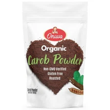 Organic Carob Powder, Gluten Free, Non-GMO, Unsweetened Cocoa Powder Alternative