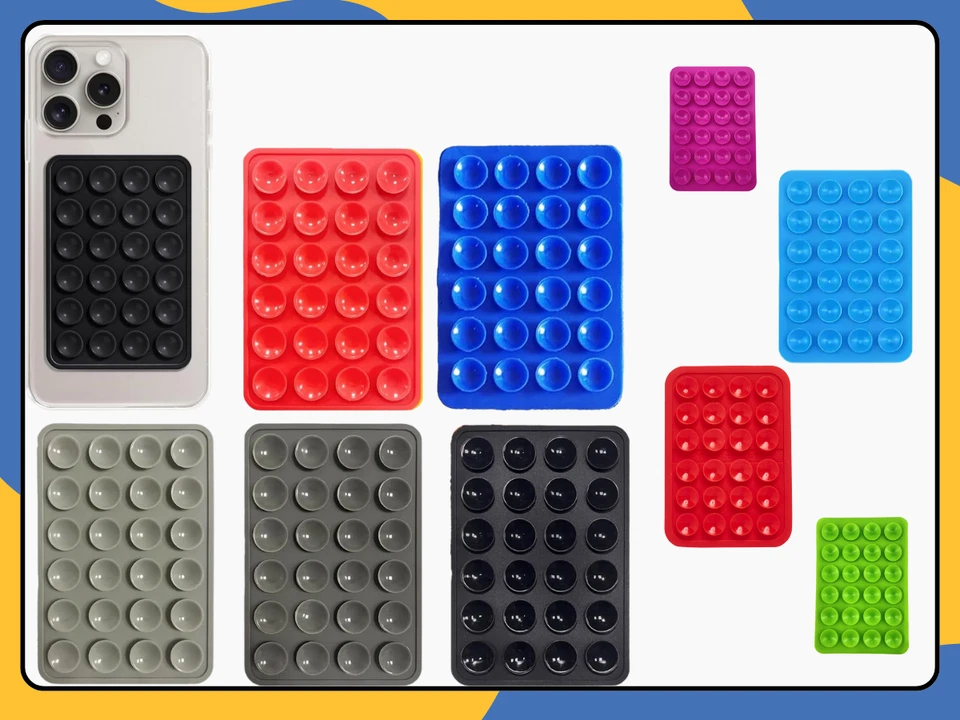 Silicone Suction Cup Phone Holder Sticky Adhesive Mount Pad for Desk, Glass UK - Image 3 of 3