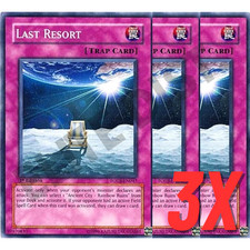 Yugioh Last Resort (FOTB-EN047) 1st Edition (NEAR MINT) (3X)