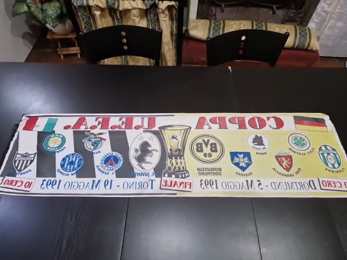 Sciarpa Borussia Dortmund Juventus Finale Coppa Uefa - Foto 8 di 8