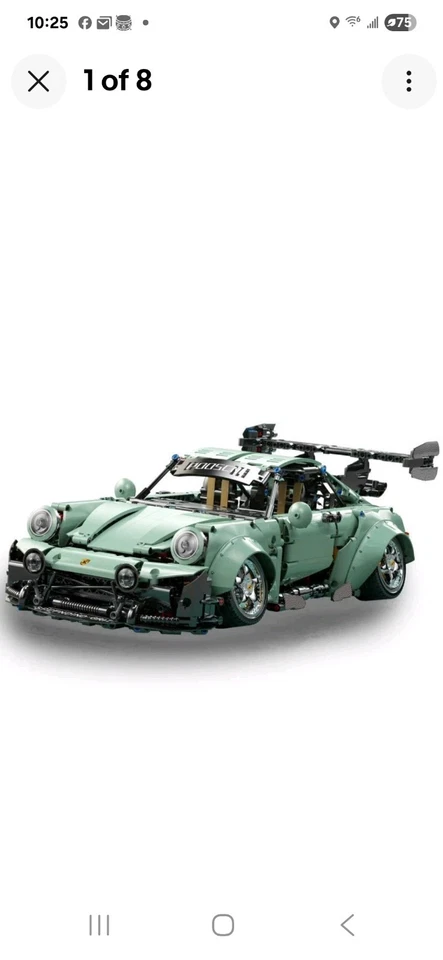 Porsche 964 Model Car Building Kit Performance Race Car Building Blocks 2435PCS - Image 2 of 4