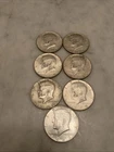 1969-D Kennedy Half Dollar 40% SILVER 7- Coins Estate