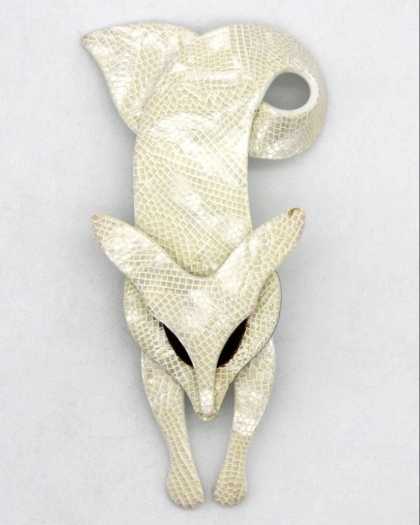Lea Stein Fox Brooch for sale | eBay UK