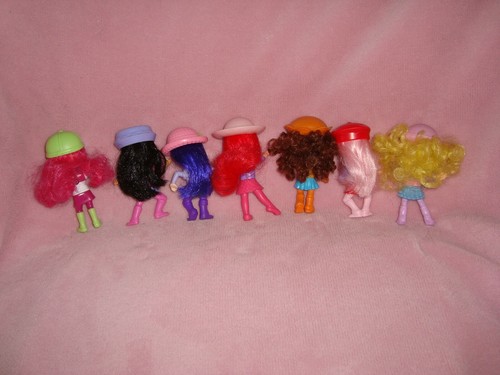 2007 McDonald's Strawberry Shortcake Happy Meal Toy Lot 7 dolls - Imagen 4 de 4