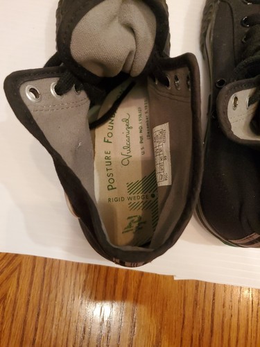 PF Flyers schwarz Canvas Center Hi Sandlot hohe Turnschuhe Herren Größe 7 - Bild 6 von 7
