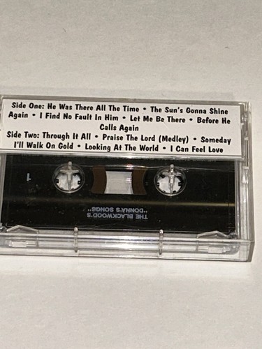 The Blackwood’s Donna’s Songs Southern Gospel Cassette 1B01 - Picture 4 of 4
