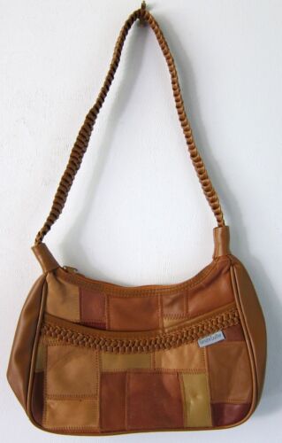 WOMEN'S HANDBAG BUTTERY SOFT LEATHER EMBASSY BRAIDED STRAP New w/Tag MINT - Picture 1 of 8